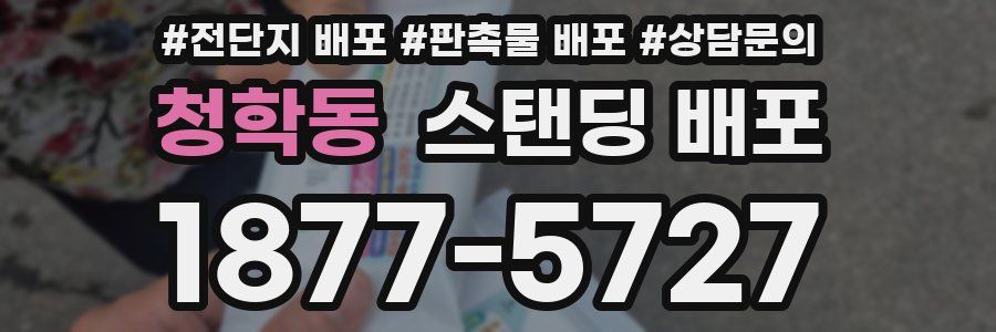 청학동 스탠딩 배포