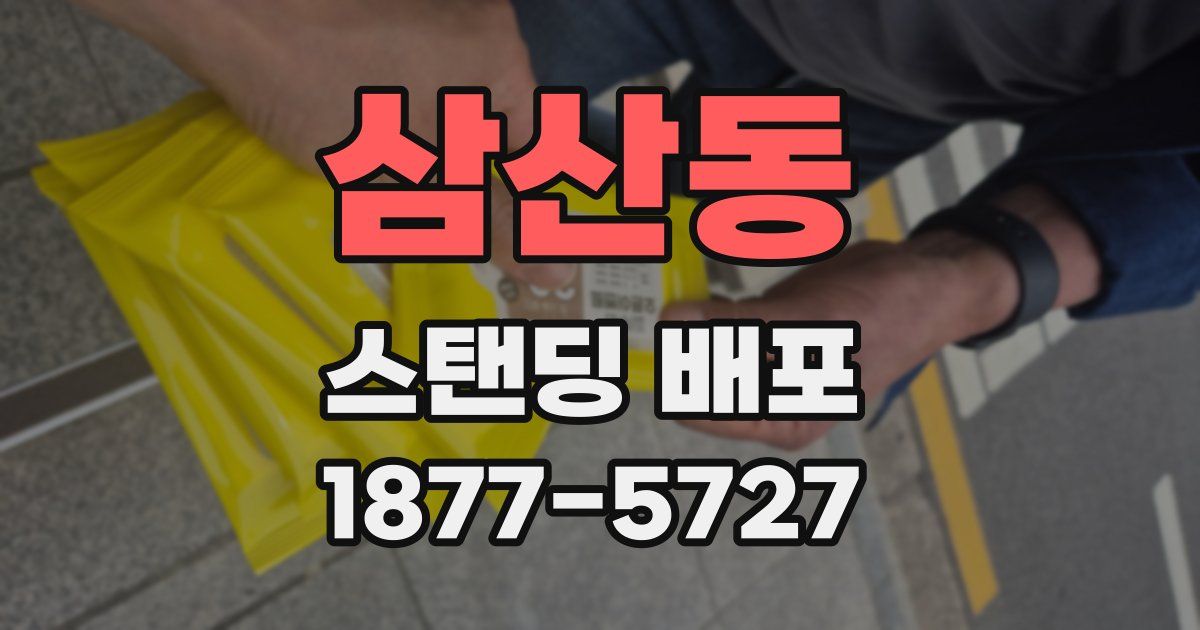 삼산동 스탠딩 배포