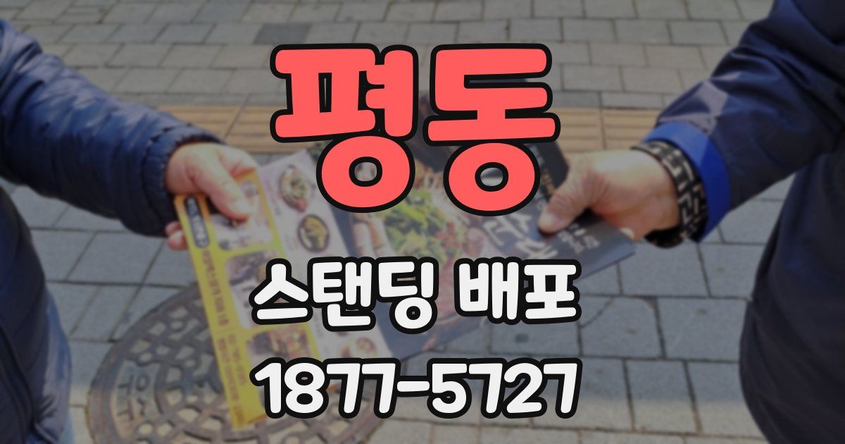 평동 스탠딩 배포