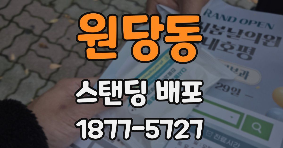 원당동 스탠딩 배포