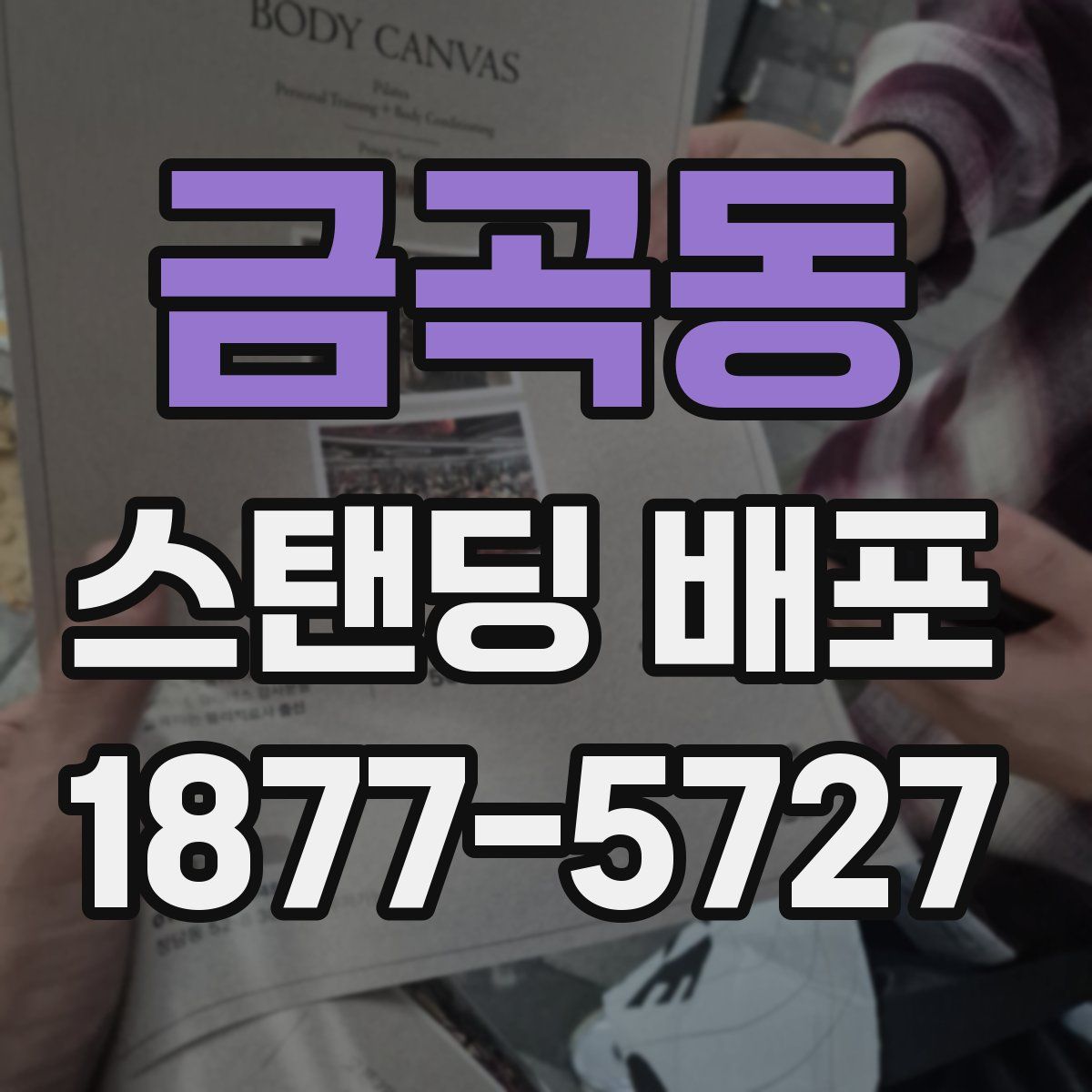 금곡동 스탠딩 배포