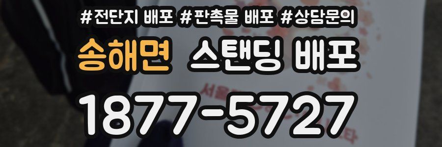 송해면 스탠딩 배포