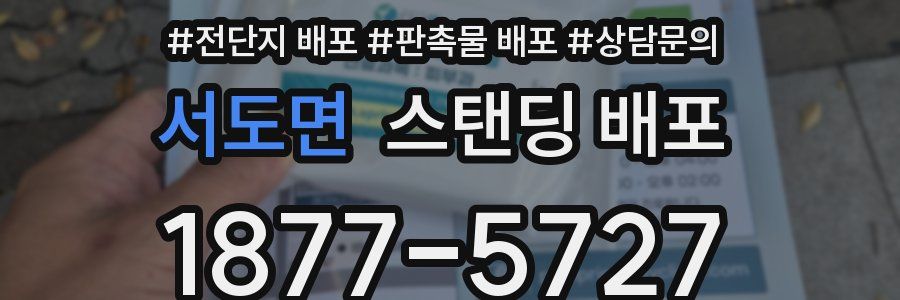 서도면 스탠딩 배포