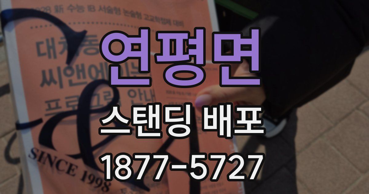연평면 스탠딩 배포