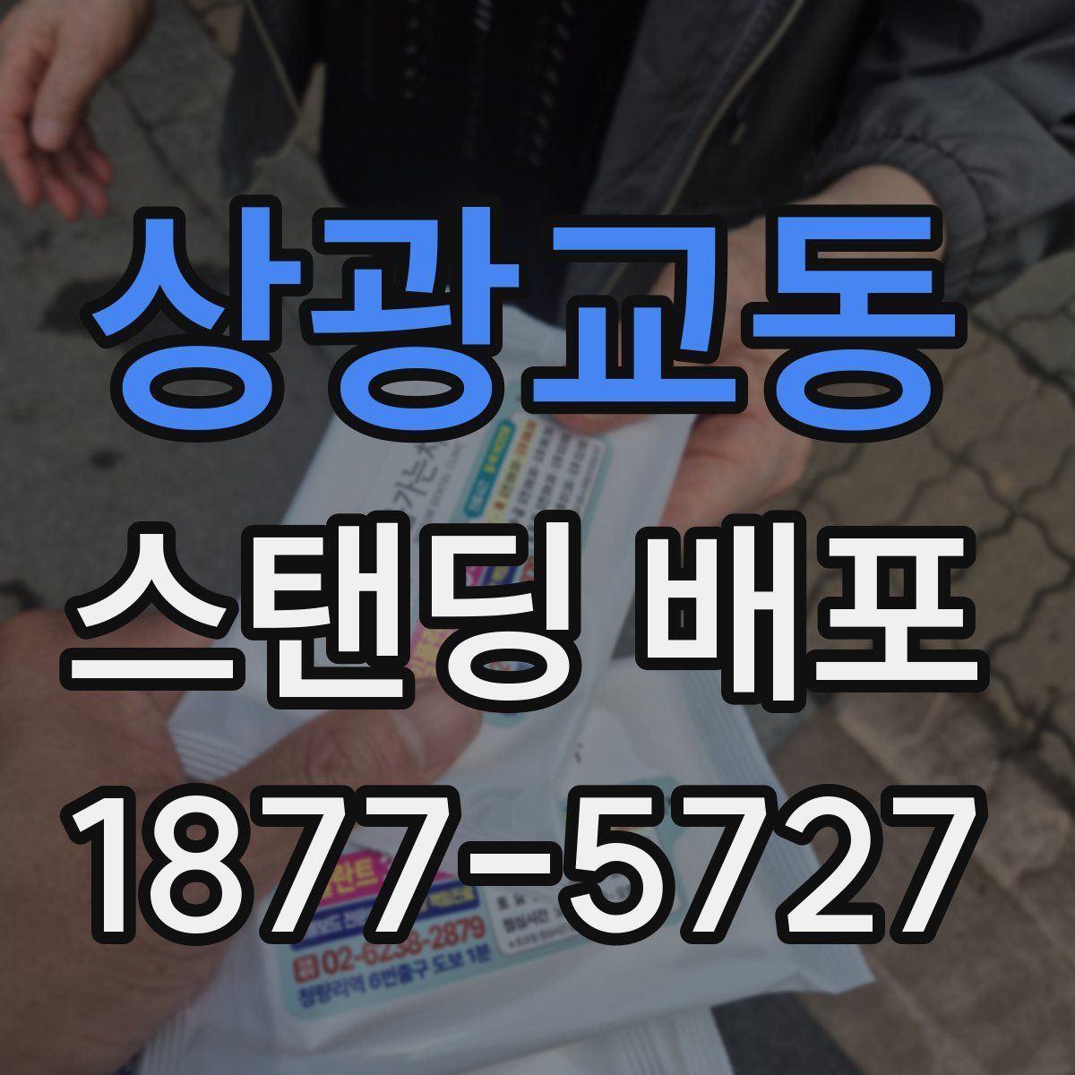상광교동 스탠딩 배포