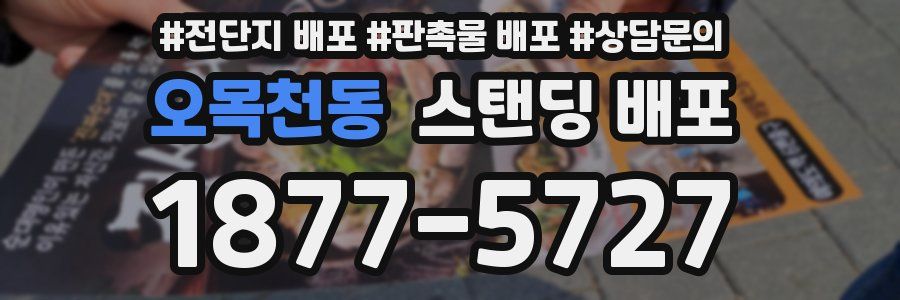 오목천동 스탠딩 배포