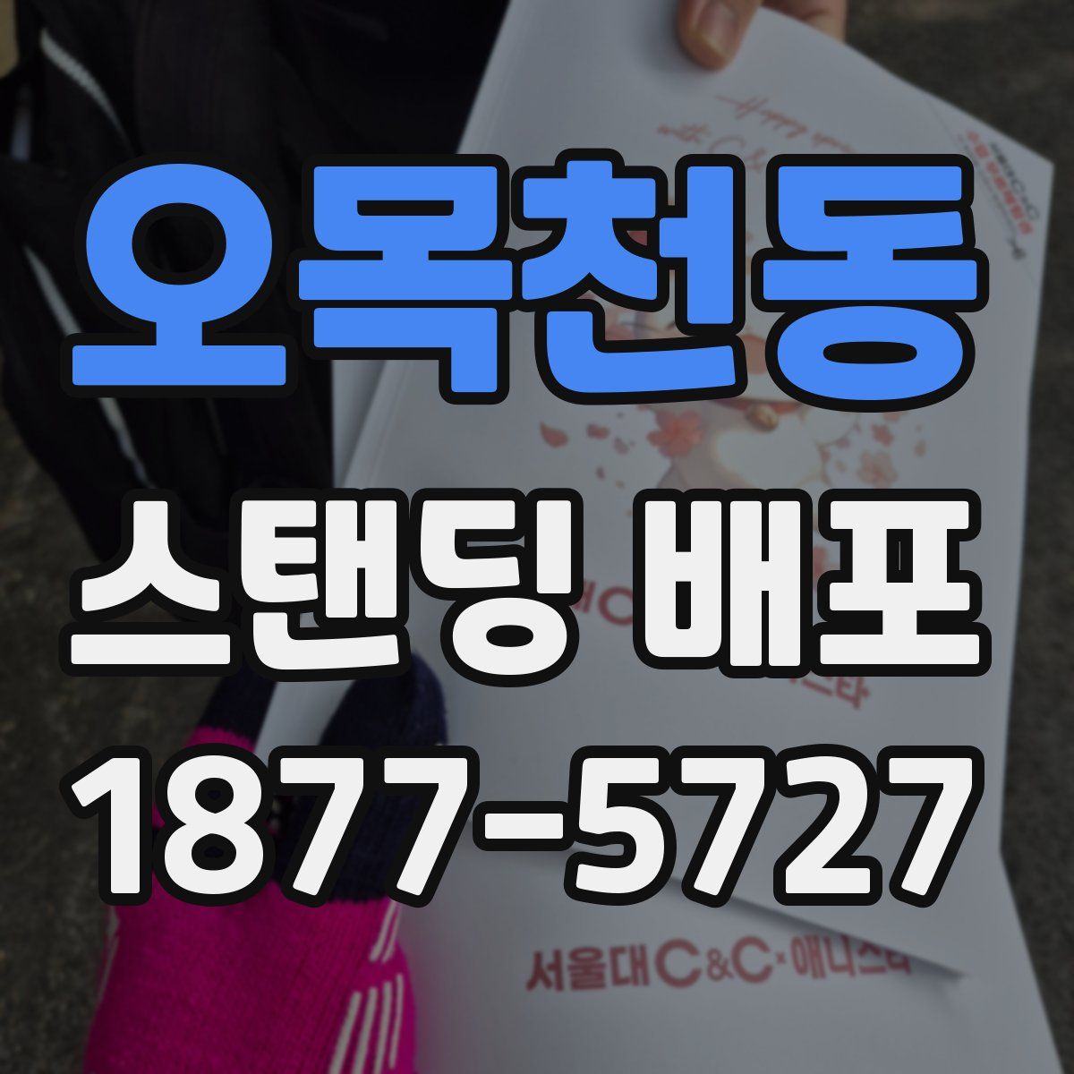 오목천동 스탠딩 배포