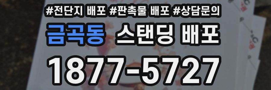 금곡동 스탠딩 배포