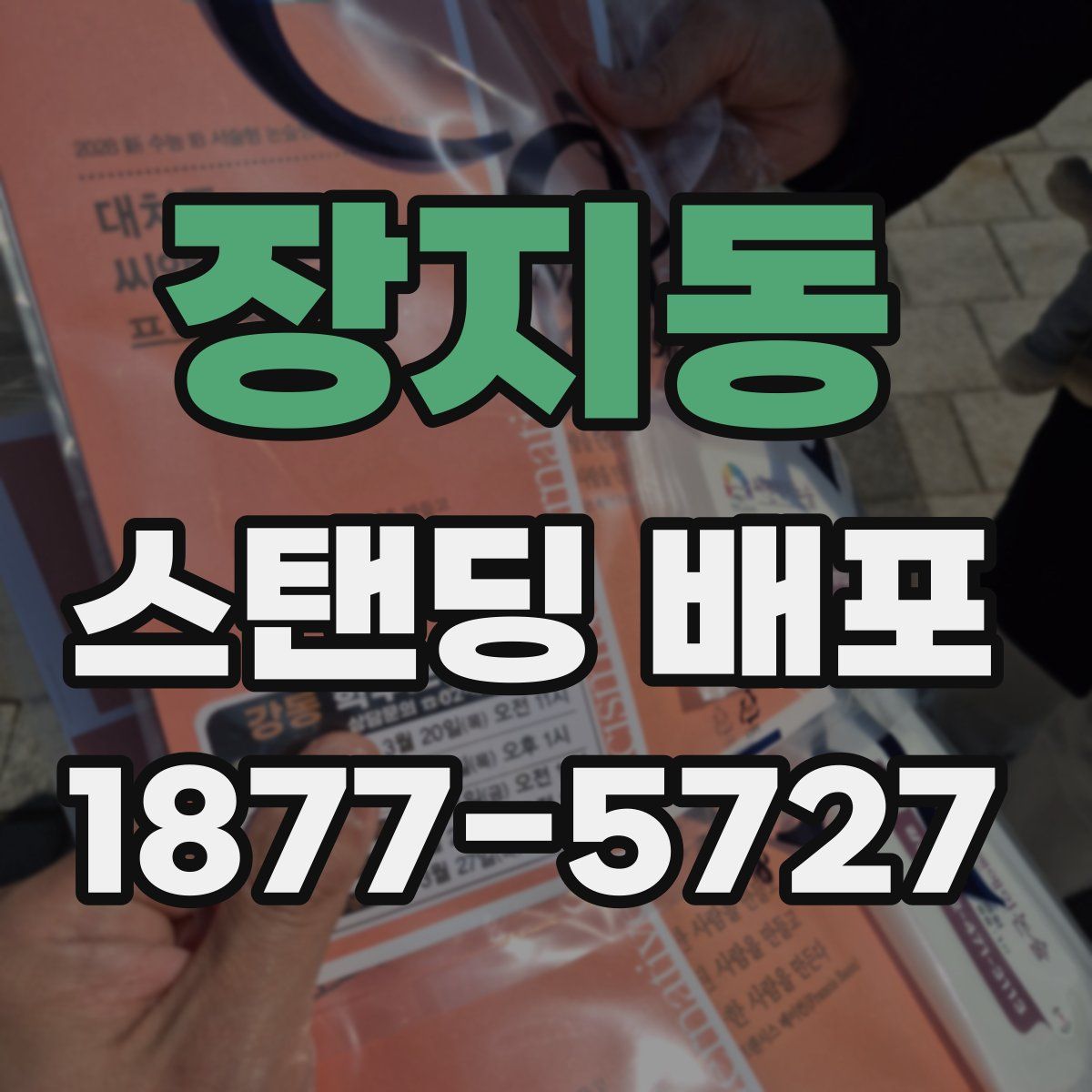 장지동 스탠딩 배포