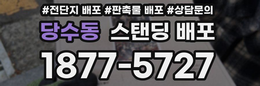 당수동 스탠딩 배포