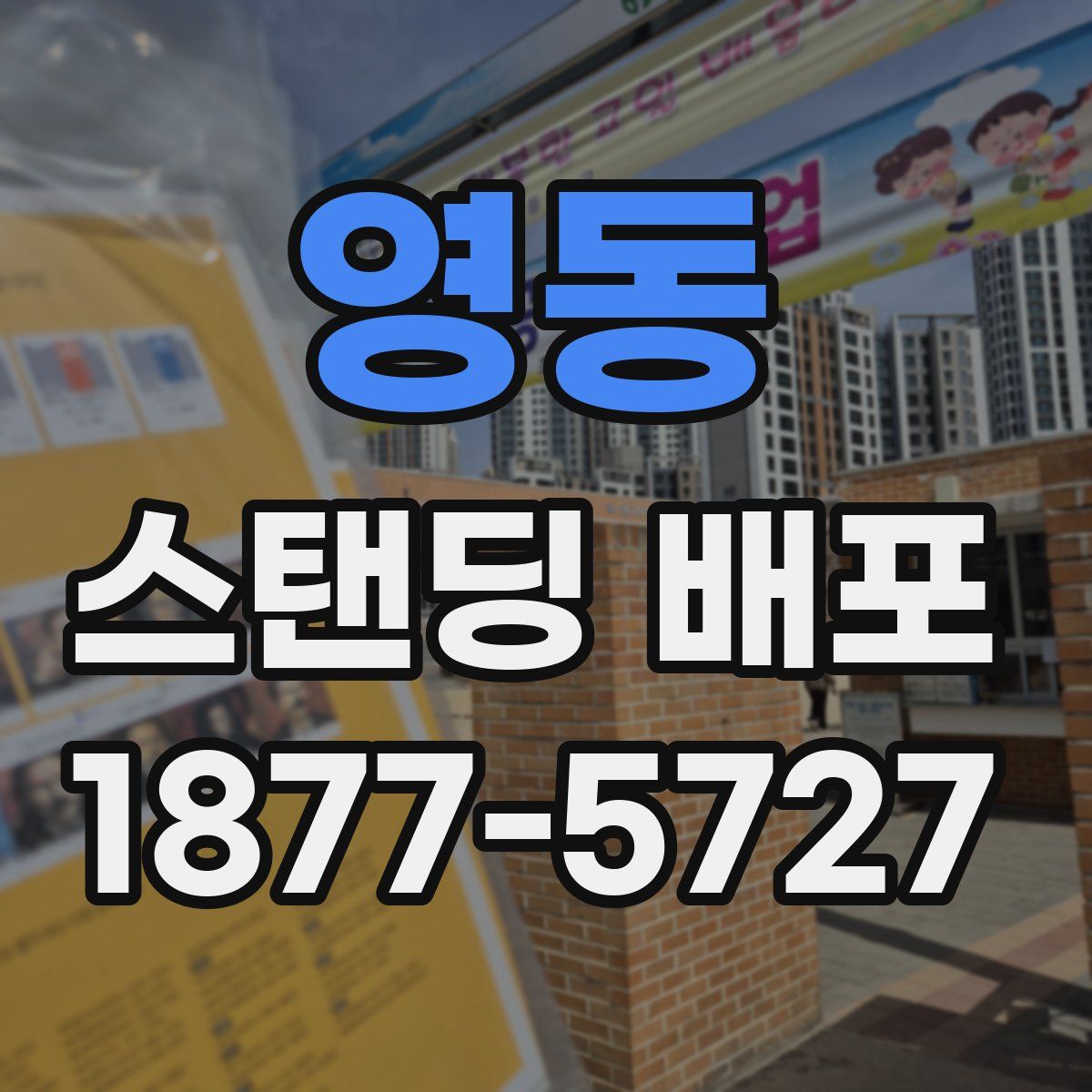 영동 스탠딩 배포