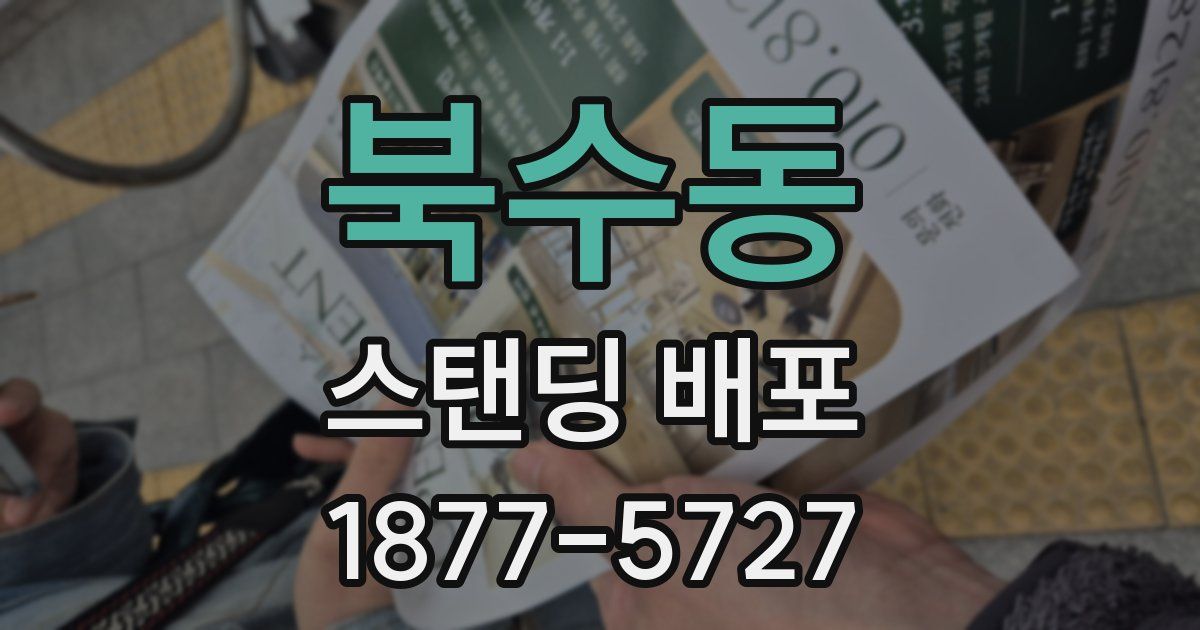 북수동 스탠딩 배포