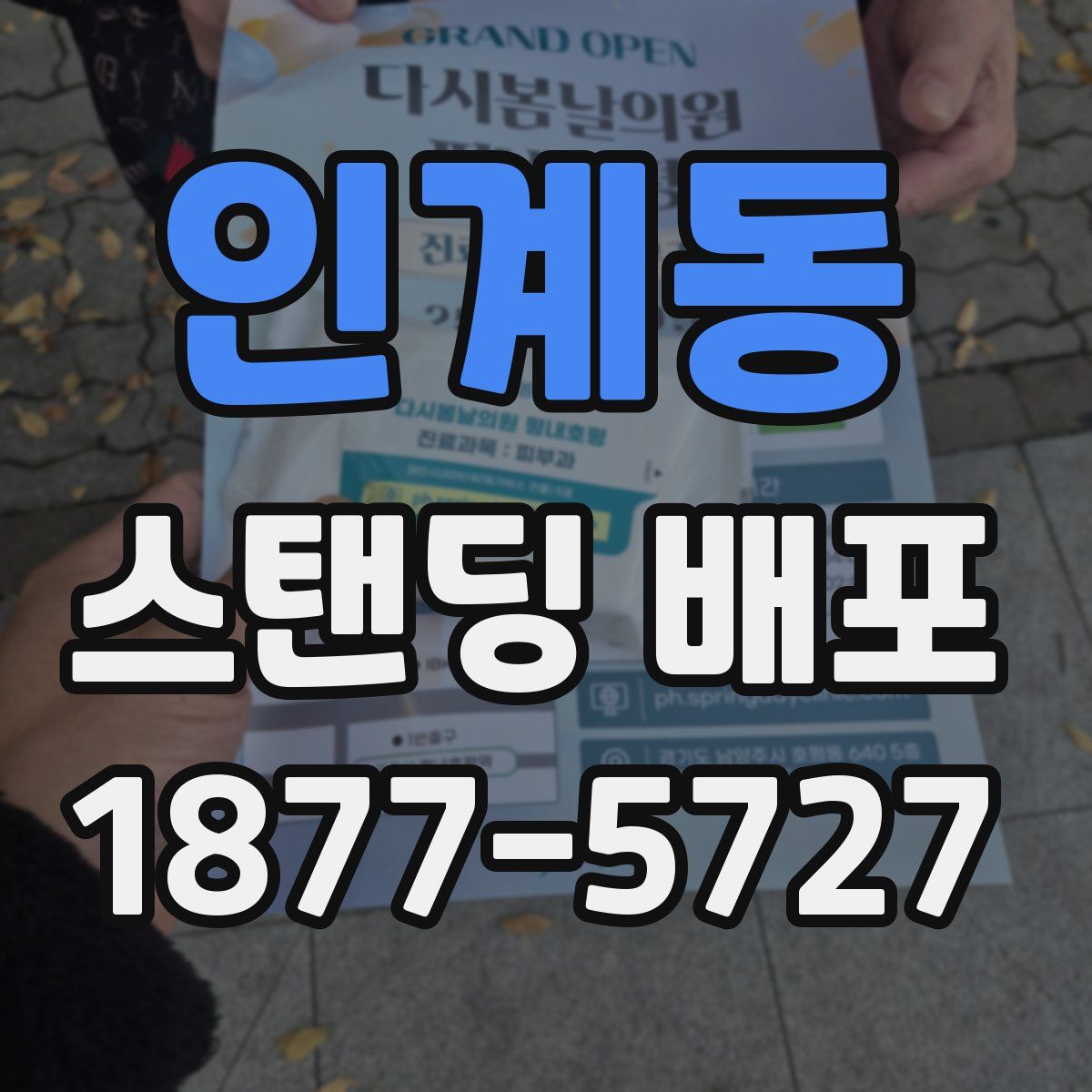 인계동 스탠딩 배포