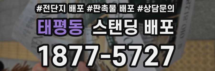 태평동 스탠딩 배포