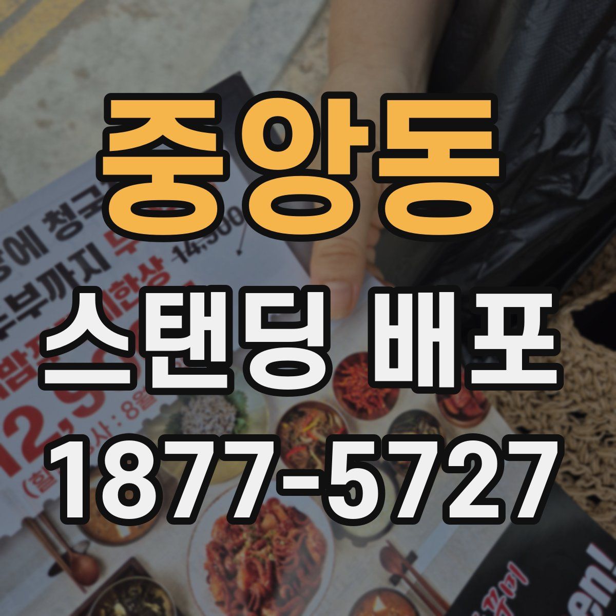 중앙동 스탠딩 배포