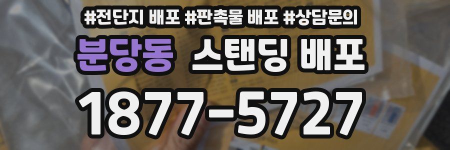 분당동 스탠딩 배포