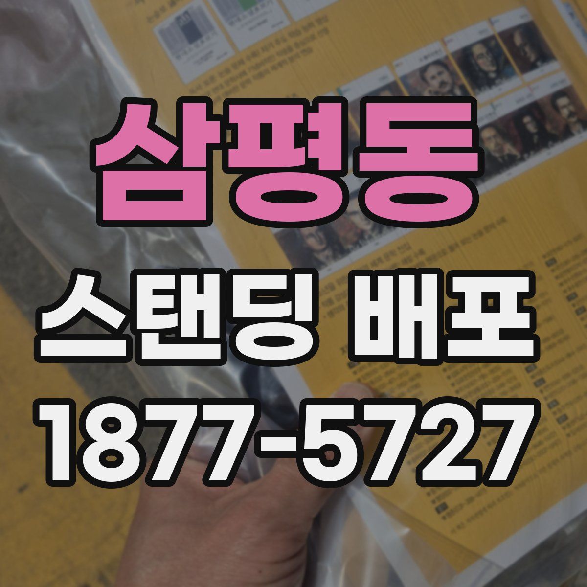 삼평동 스탠딩 배포