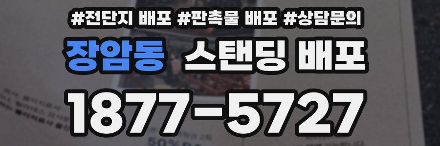 장암동 스탠딩 배포