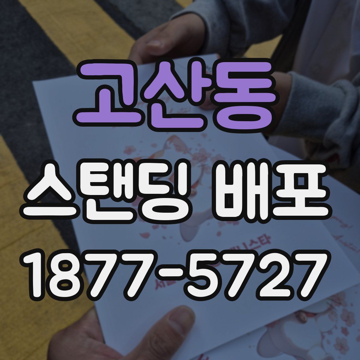 고산동 스탠딩 배포