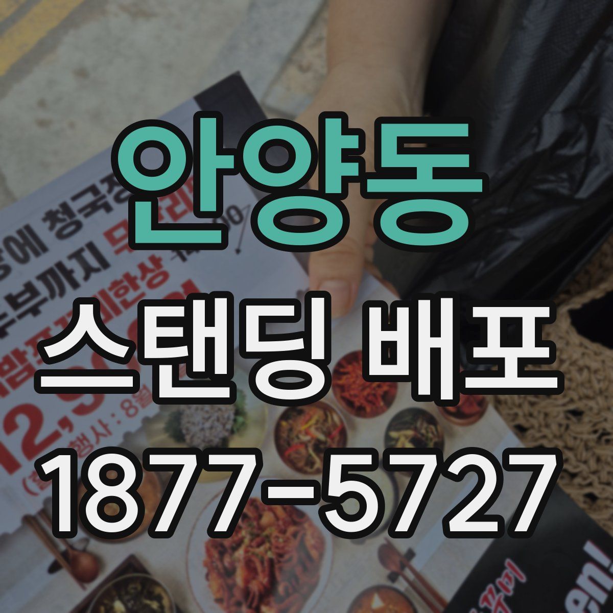 안양동 스탠딩 배포