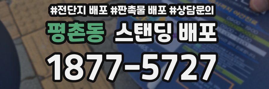 평촌동 스탠딩 배포
