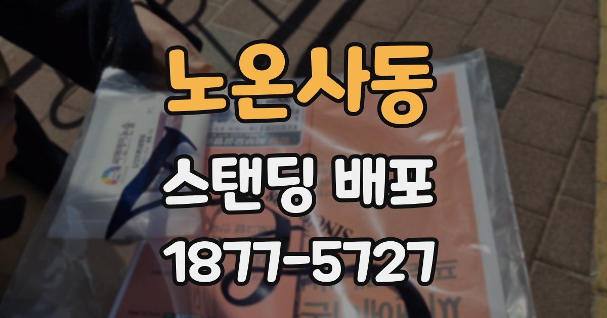 노온사동 스탠딩 배포