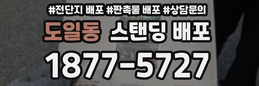 도일동 스탠딩 배포