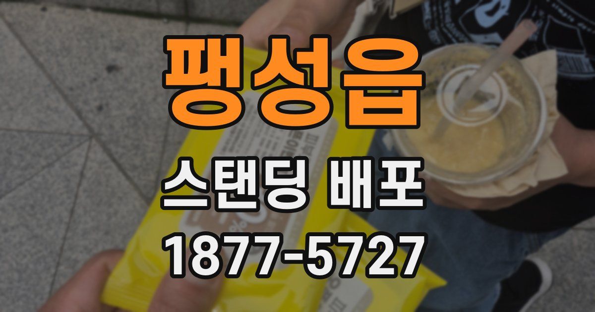 팽성읍 스탠딩 배포
