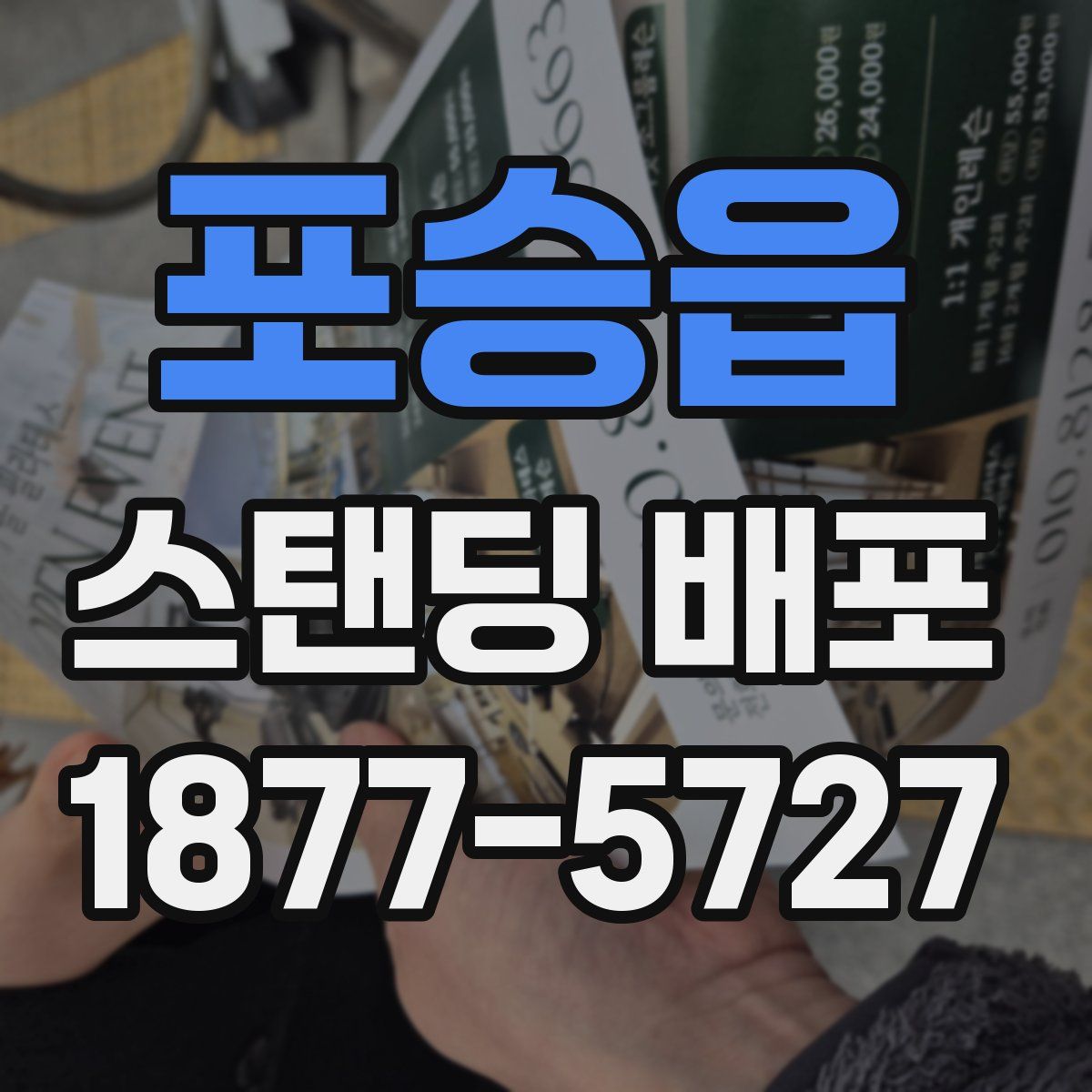 포승읍 스탠딩 배포