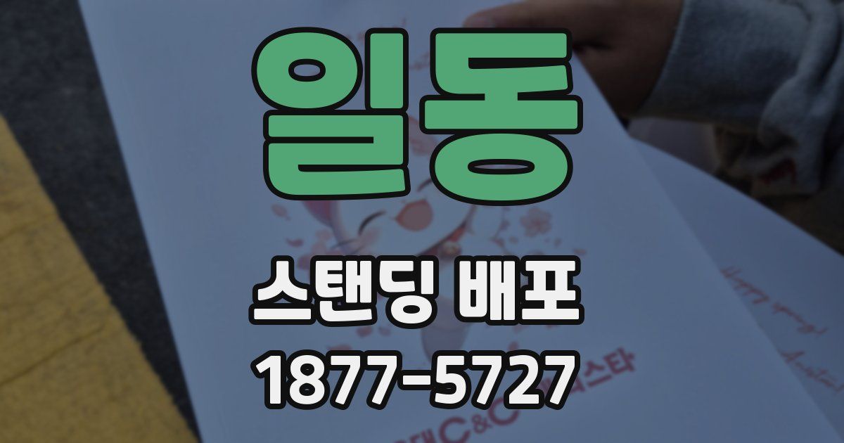 일동 스탠딩 배포