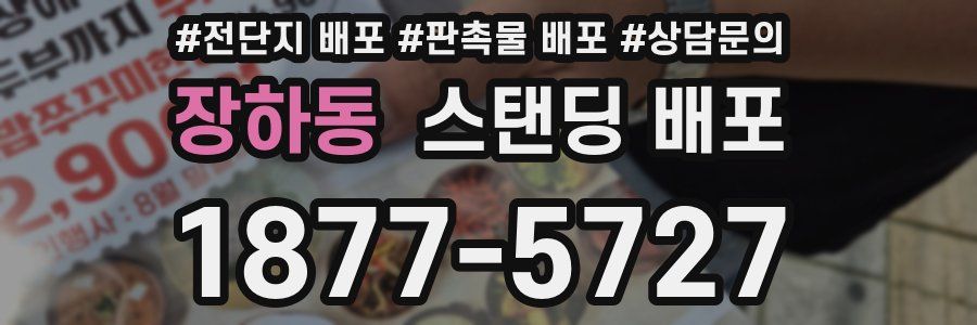 장하동 스탠딩 배포