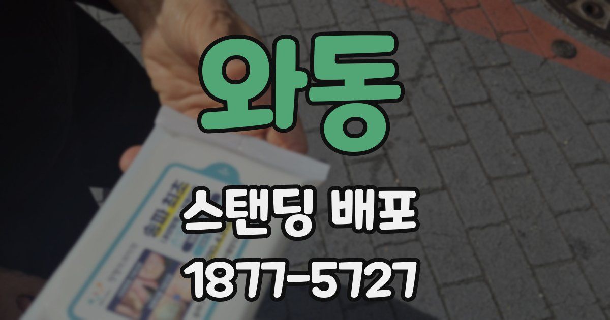 와동 스탠딩 배포