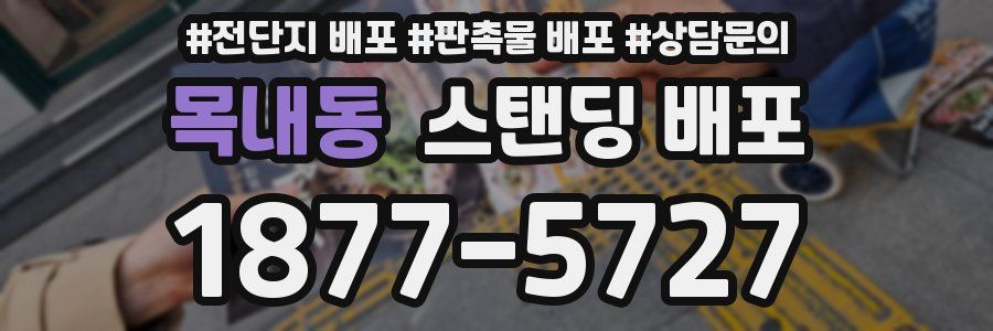목내동 스탠딩 배포