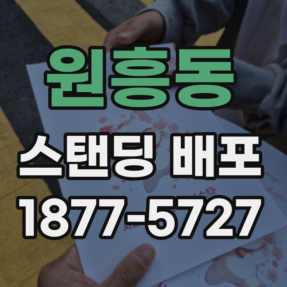 원흥동 스탠딩 배포