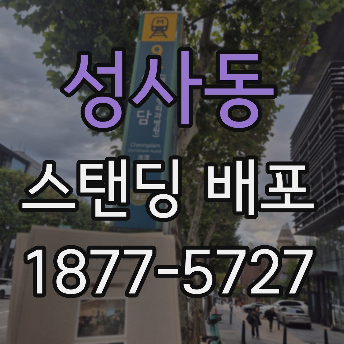 성사동 스탠딩 배포