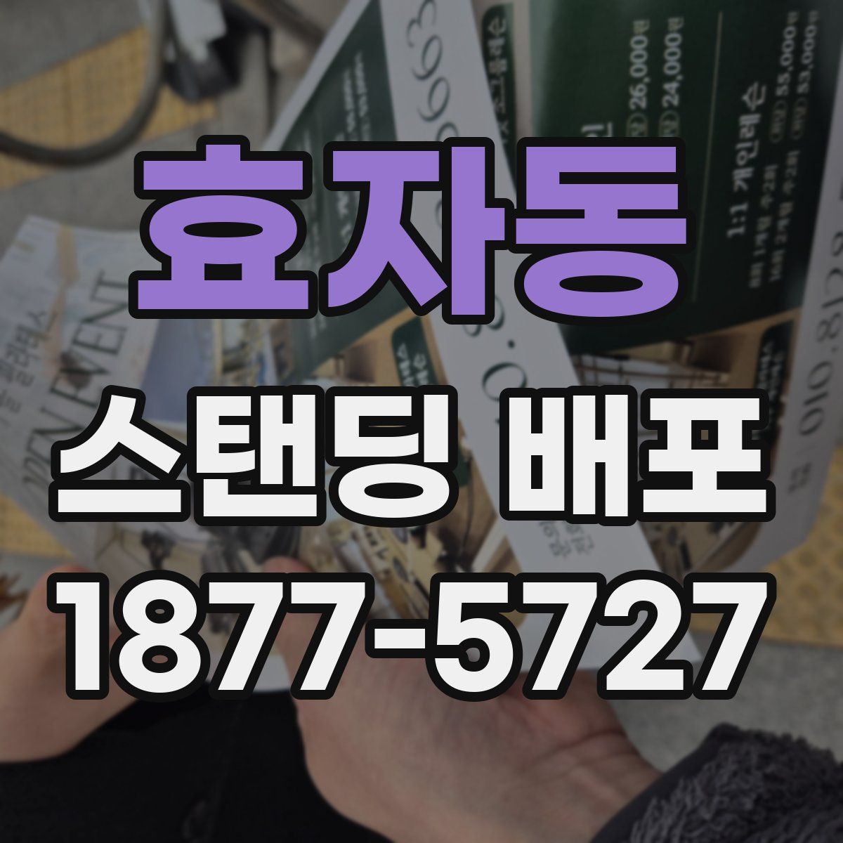 효자동 스탠딩 배포
