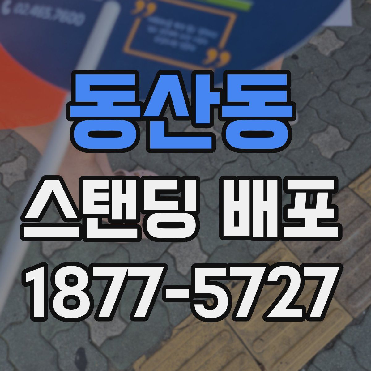 동산동 스탠딩 배포
