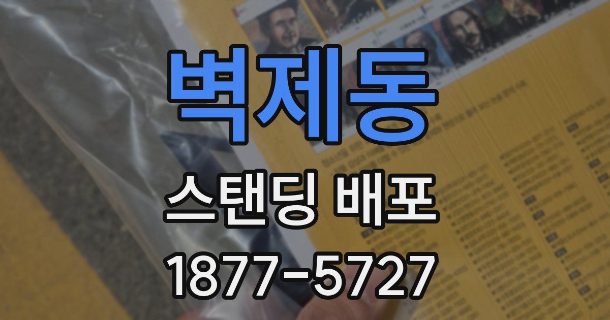 벽제동 스탠딩 배포