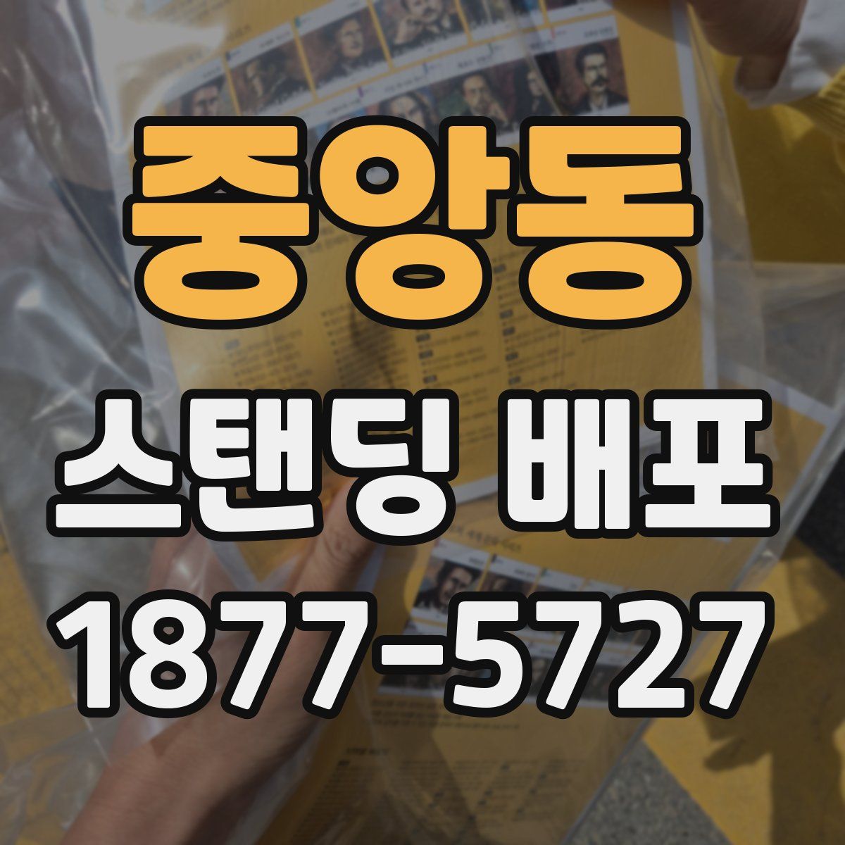 중앙동 스탠딩 배포