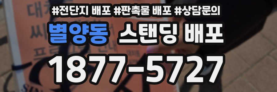 별양동 스탠딩 배포
