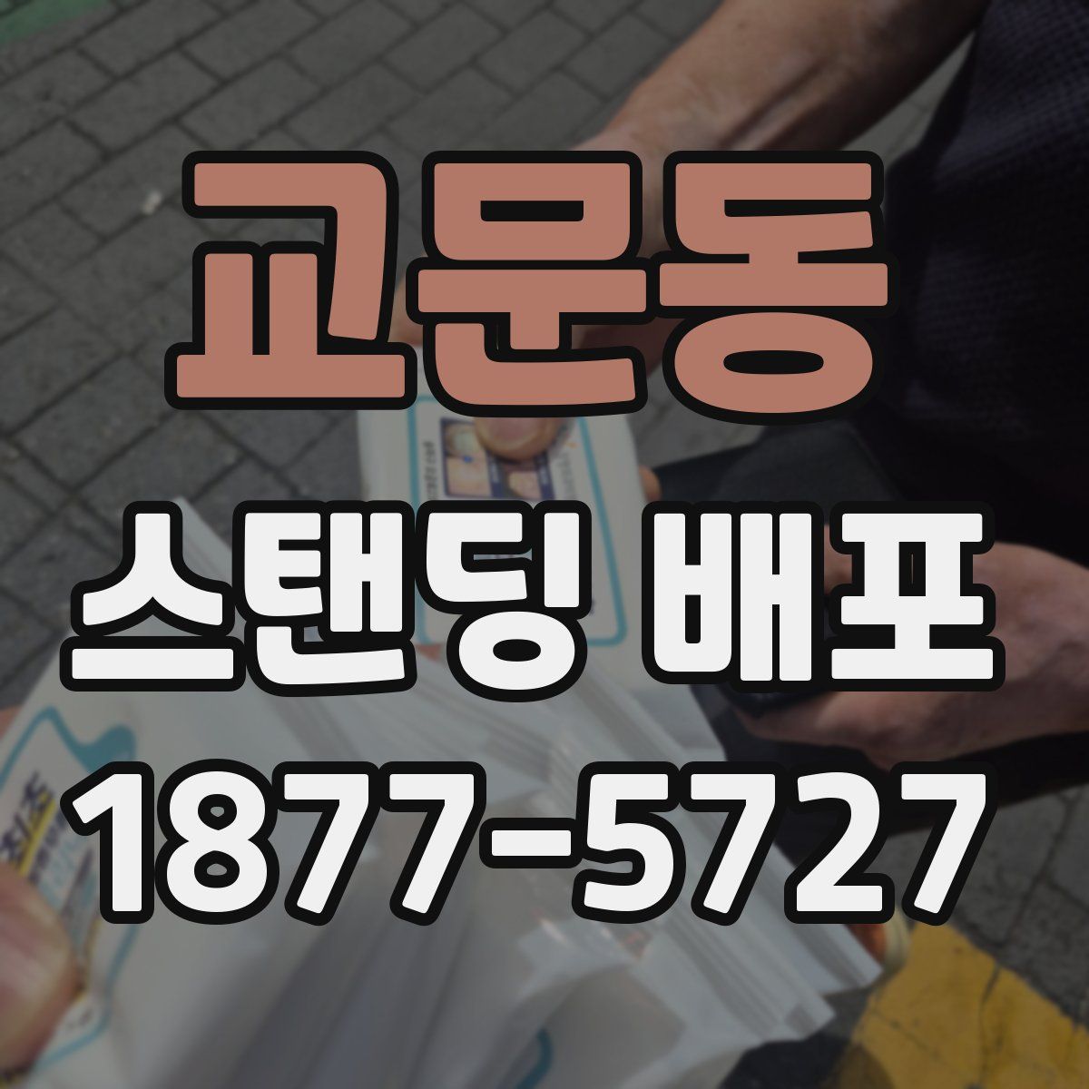 교문동 스탠딩 배포