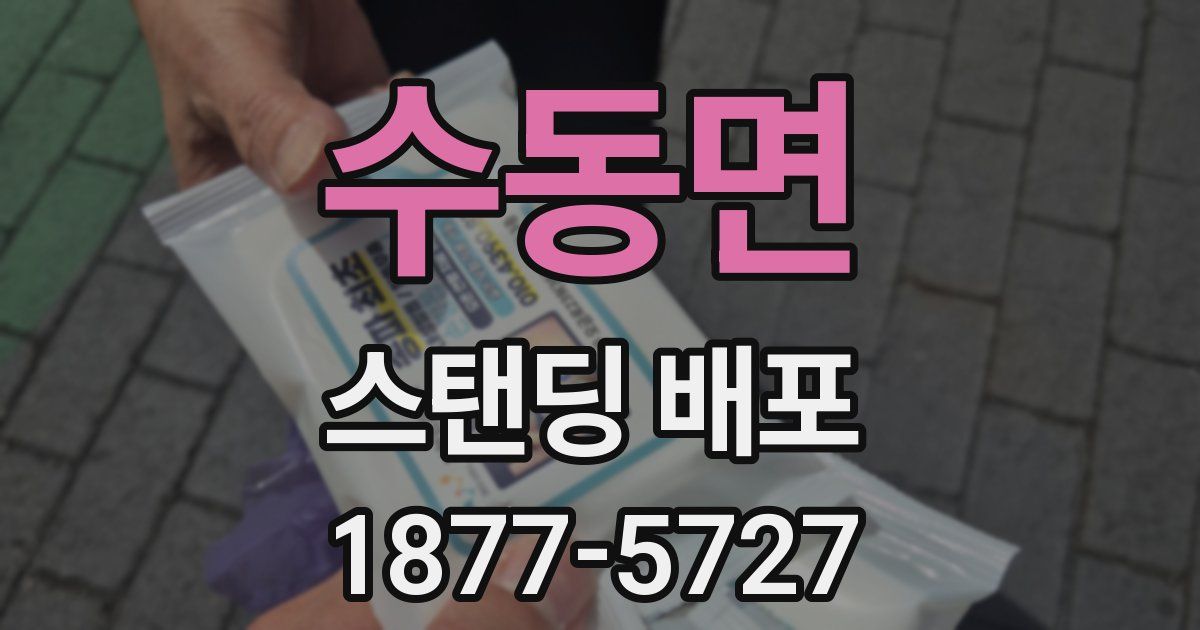 수동면 스탠딩 배포