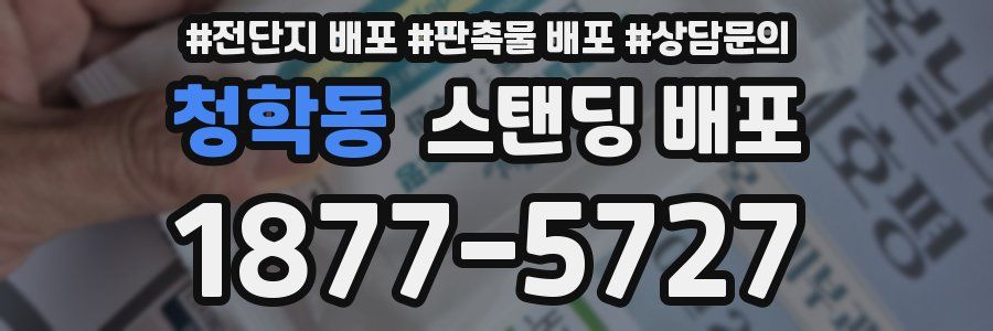 청학동 스탠딩 배포