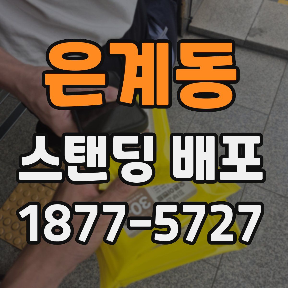 은계동 스탠딩 배포