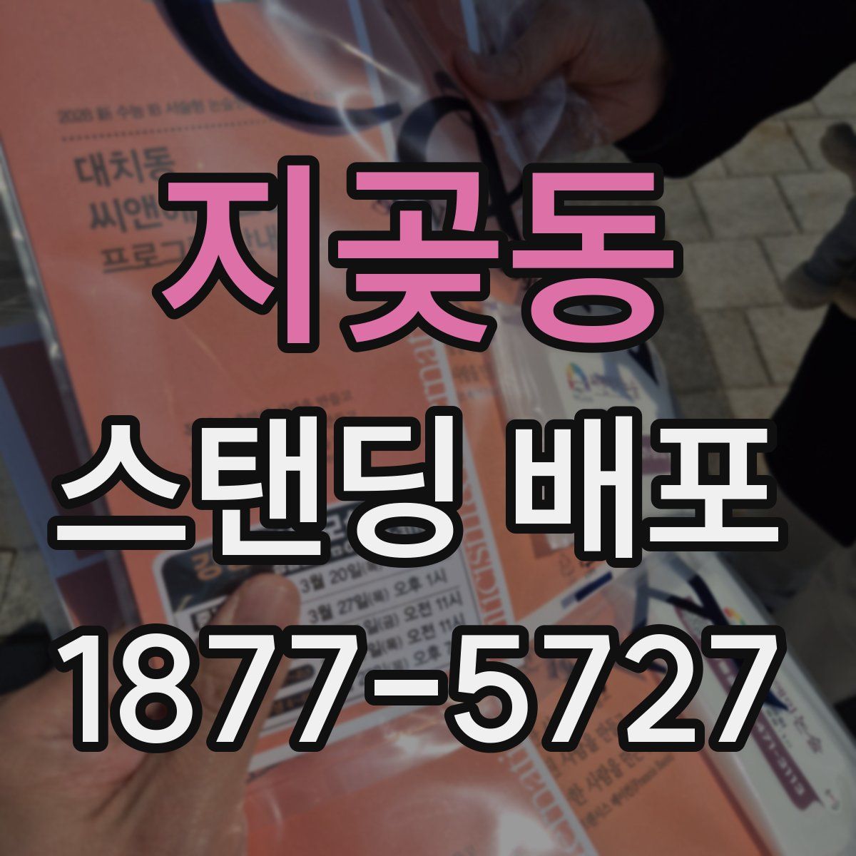지곶동 스탠딩 배포