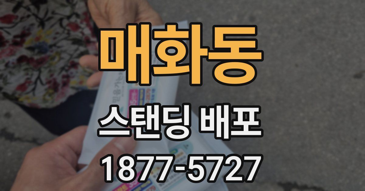 매화동 스탠딩 배포