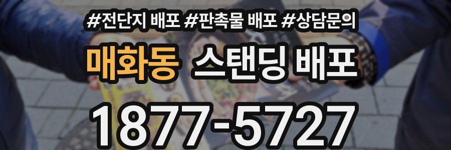 매화동 스탠딩 배포