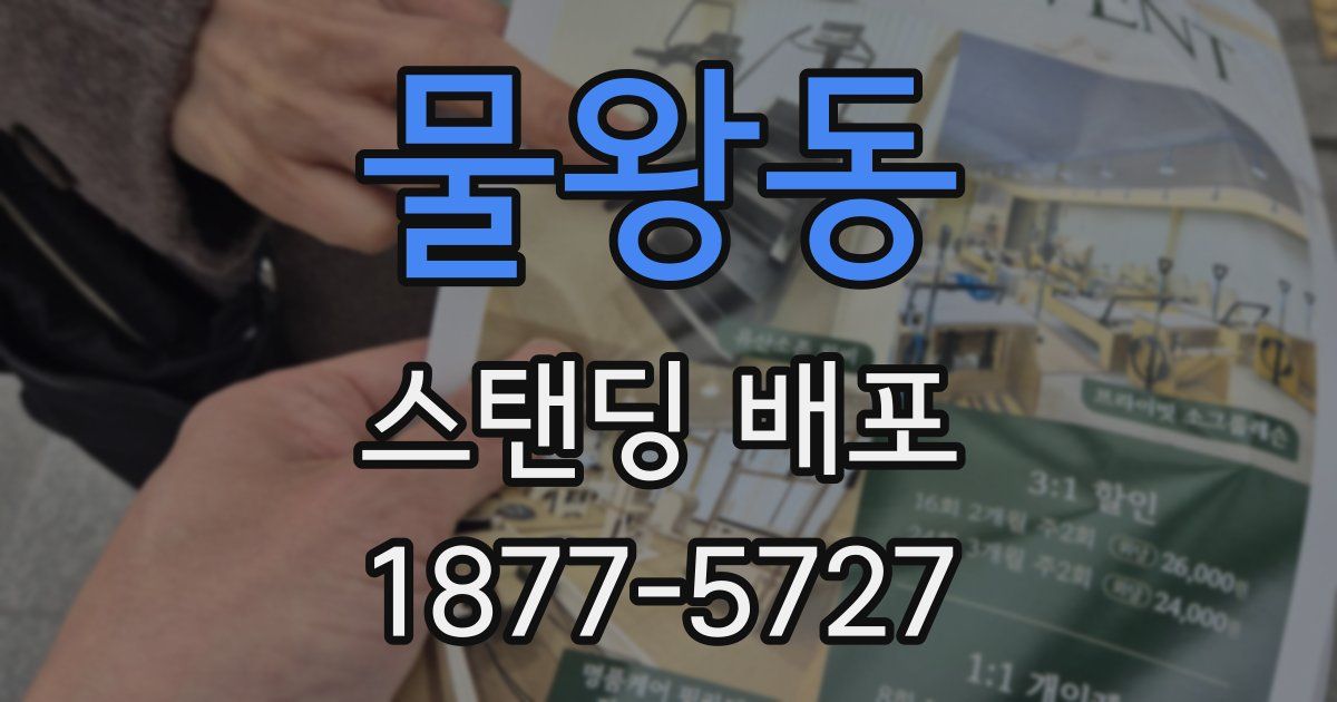 물왕동 스탠딩 배포