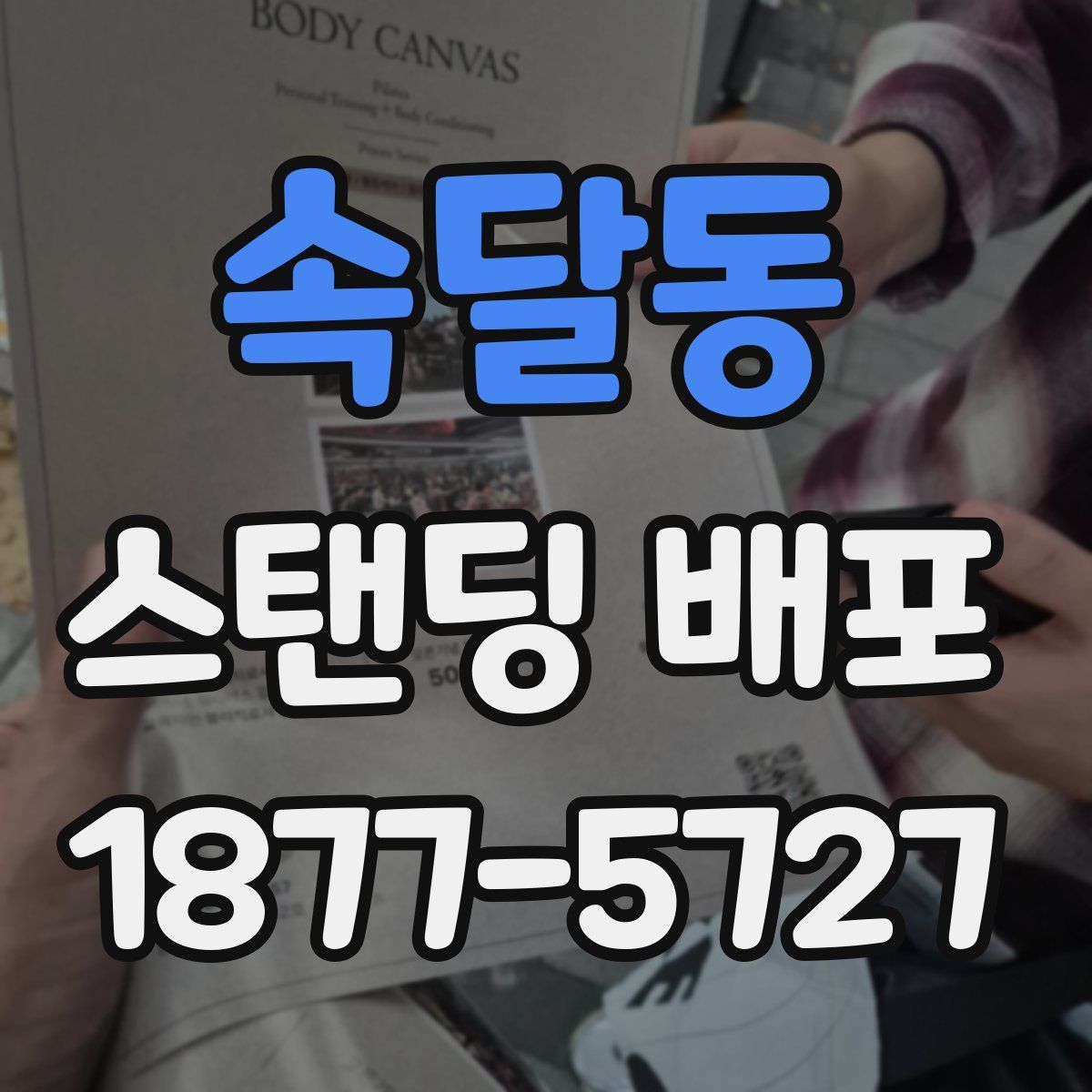속달동 스탠딩 배포