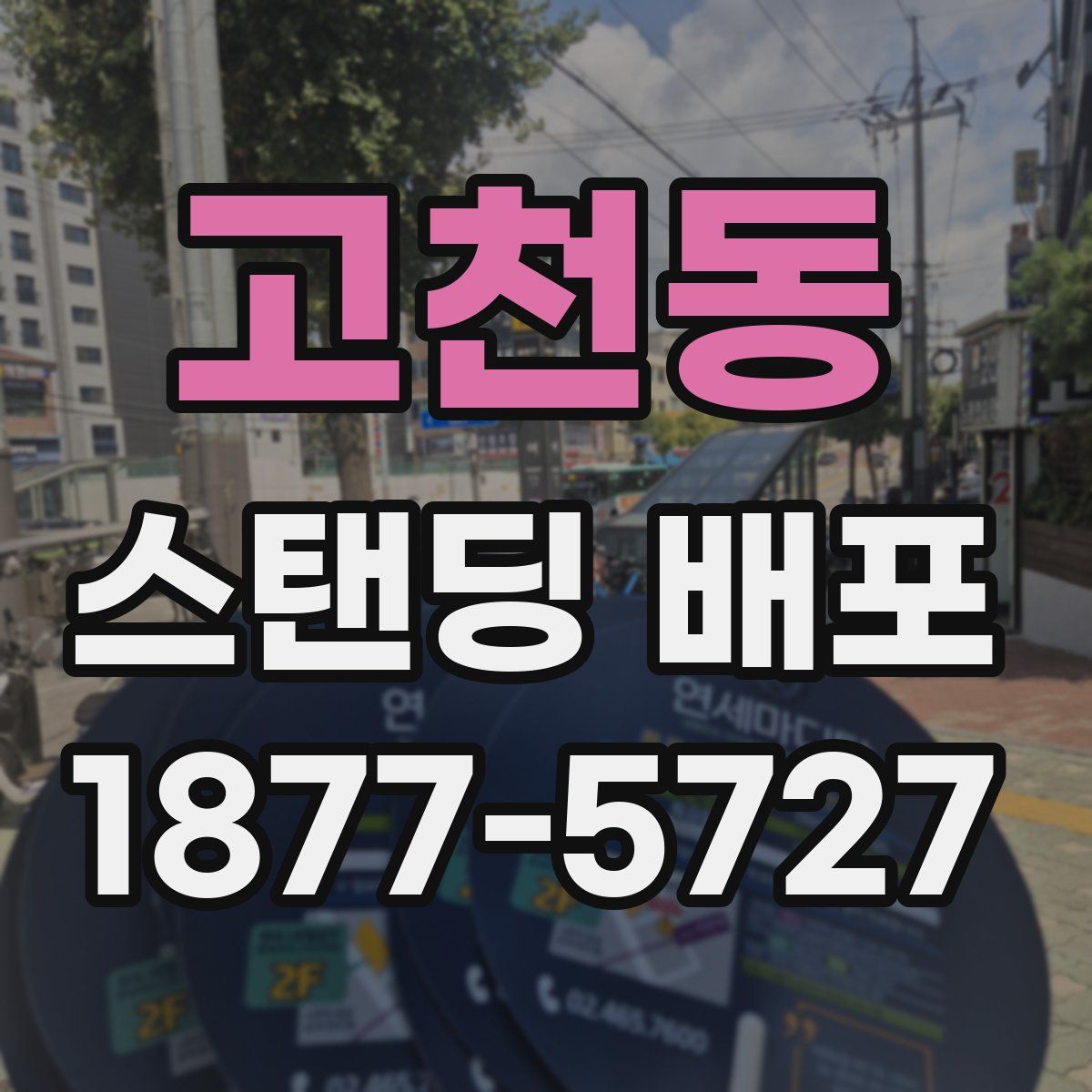 고천동 스탠딩 배포